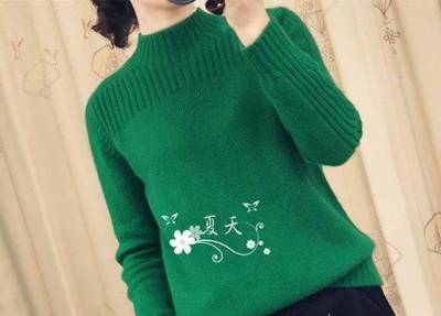 从下往上织更有型的马鞍肩毛衣,赶紧来学习(附编织说明)